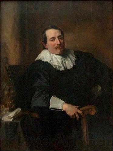 Anthony Van Dyck Portrait of Theodoor Rombouts Norge oil painting art